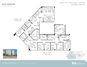 602 Sawyer St, Houston, TX à louer Plan d’étage– Image 1 sur 2