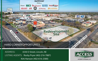Plus de détails pour 6540 O St, Lincoln, NE - Local commercial à louer