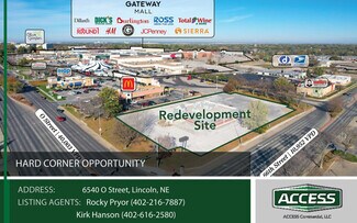 Plus de détails pour 6540 O St, Lincoln, NE - Local commercial à louer