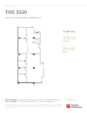 3550 N Central Ave, Phoenix, AZ à louer Plan d’étage– Image 1 sur 1