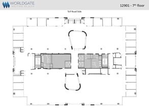 12851 Worldgate Dr, Herndon, VA à louer Plan d’étage– Image 2 sur 10