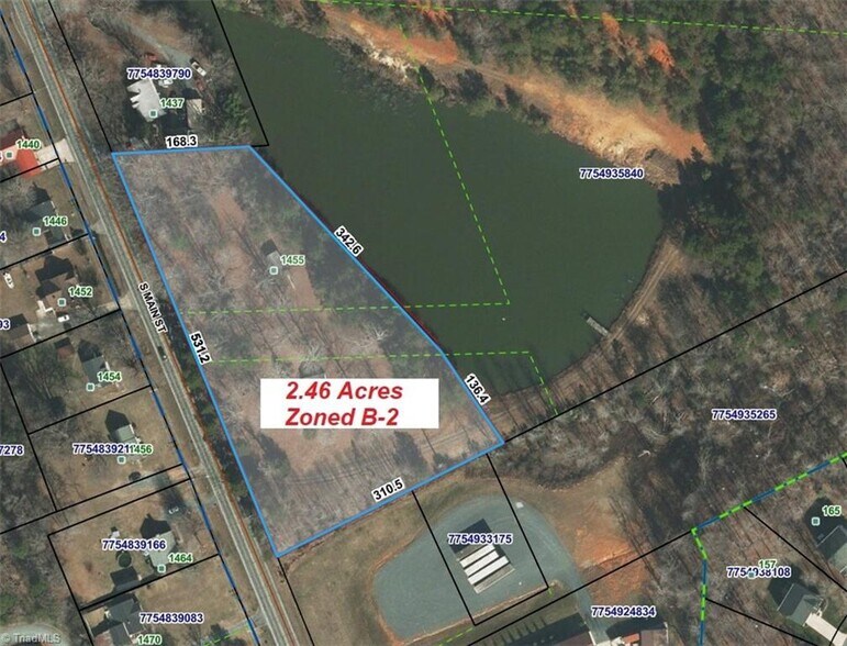 1461 S Main St, Randleman, NC à vendre - Aérien – Image 1 sur 2