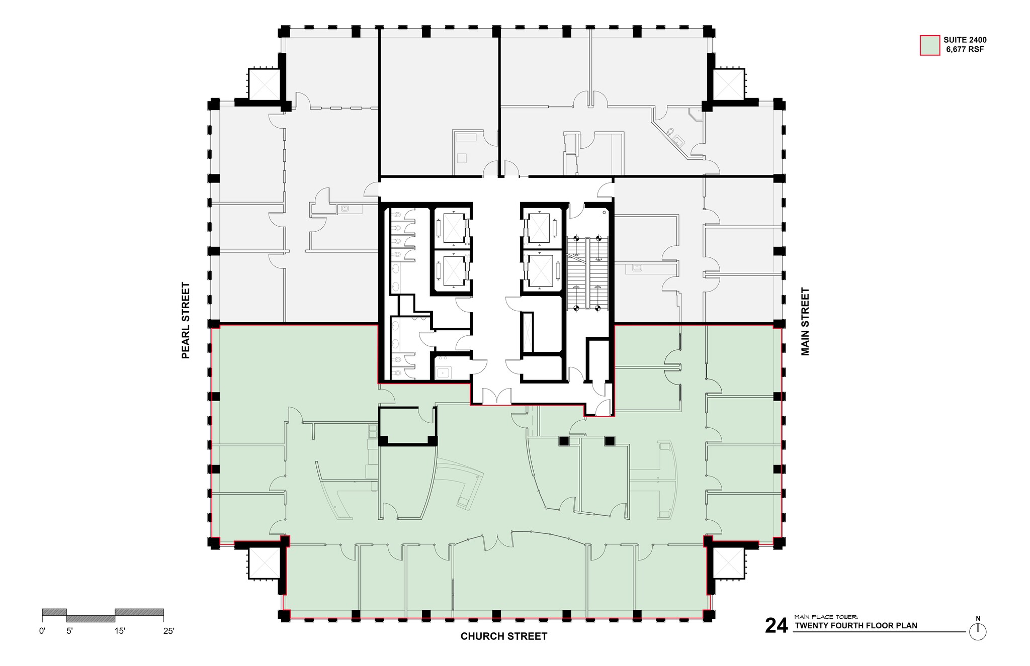 350 Main St, Buffalo, NY à louer Plan de site– Image 1 sur 1