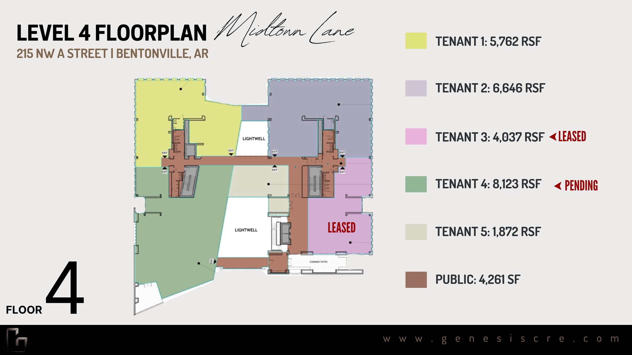 215 NW A St, Bentonville, AR à louer Plan de site– Image 1 sur 1