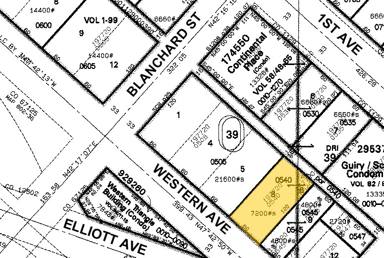 2315 Western Ave, Seattle, WA à louer - Plan cadastral – Image 3 sur 3