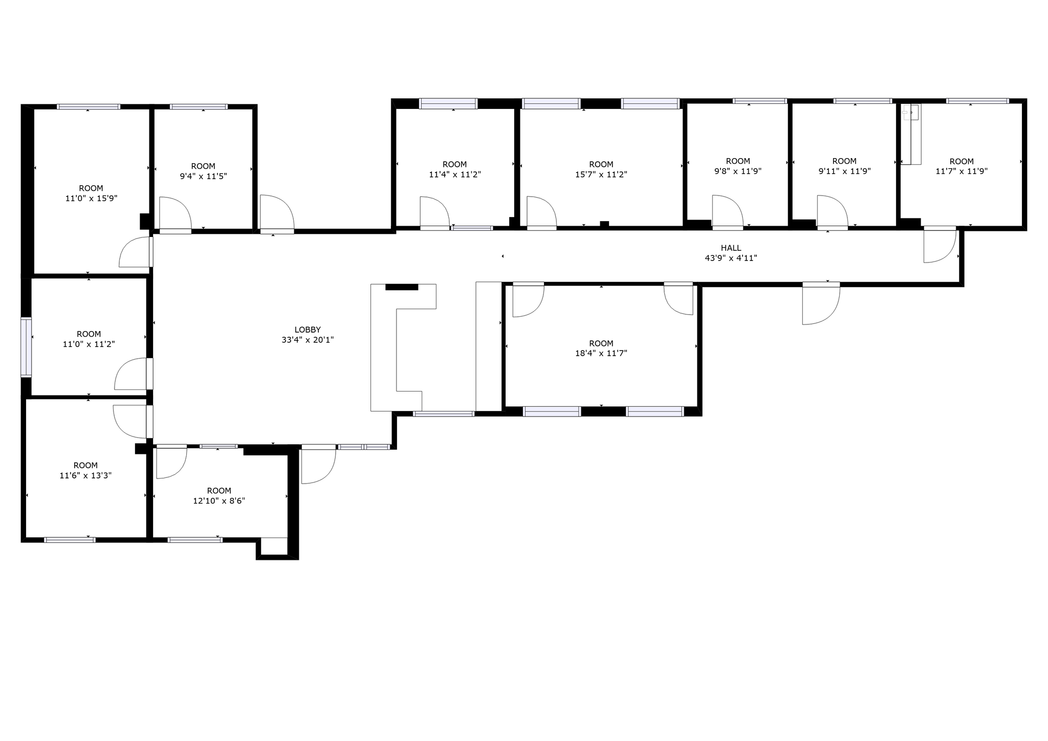 37 S Washington St, Rochester, NY à louer Plan d’étage– Image 1 sur 1