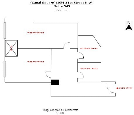 1054-1066 31st St NW, Washington, DC à louer Plan d’étage– Image 1 sur 1