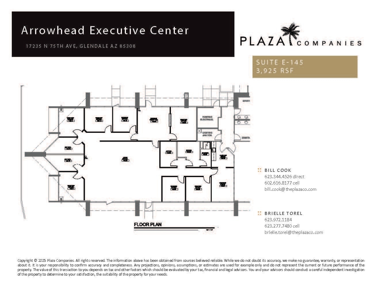 17235 N 75th Ave, Glendale, AZ à louer Plan d’étage– Image 1 sur 1
