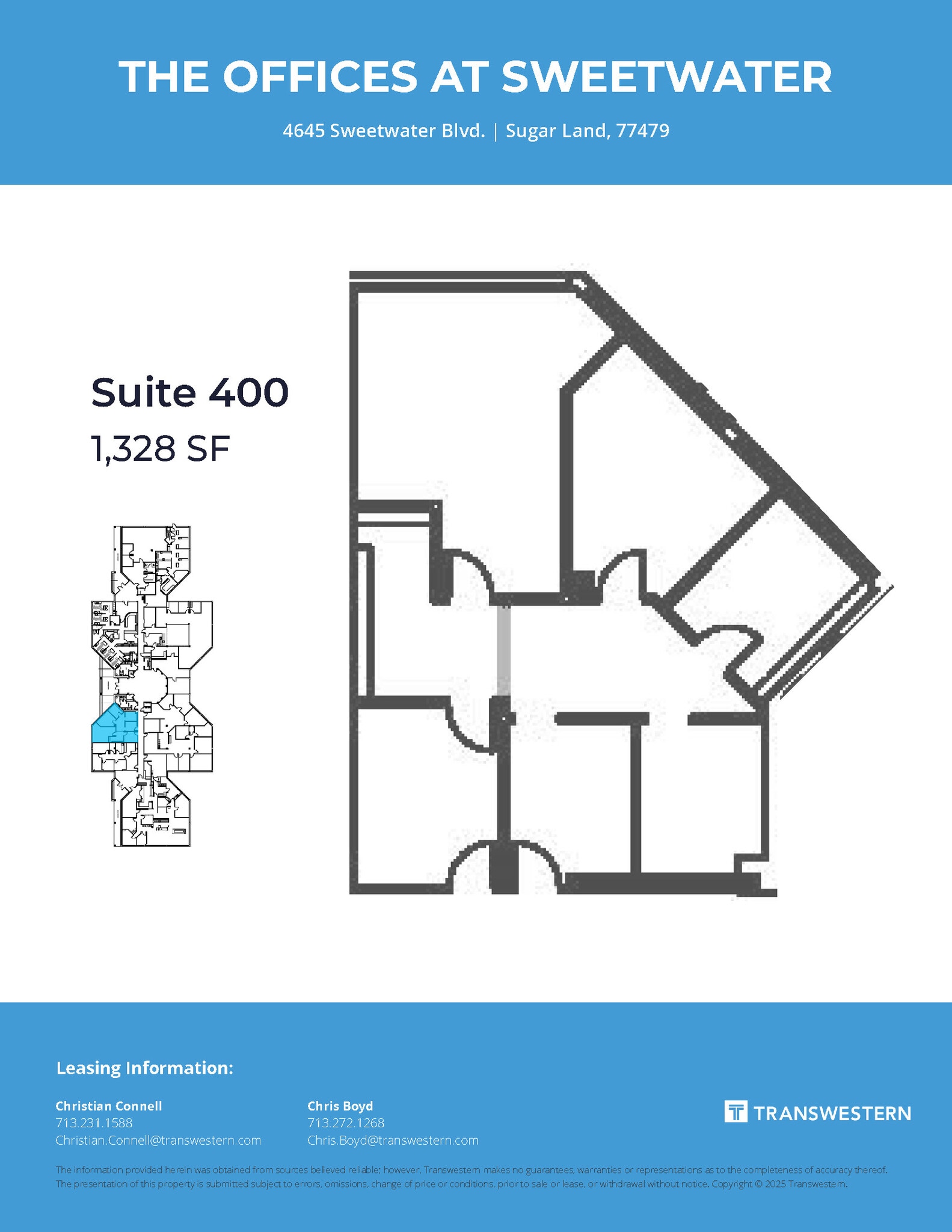 4675 Sweetwater Blvd, Sugar Land, TX à louer Plan d’étage– Image 1 sur 1