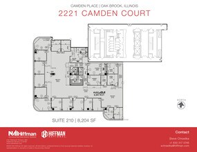 2221 Camden Ct, Oak Brook, IL à louer Plan d’étage– Image 1 sur 2
