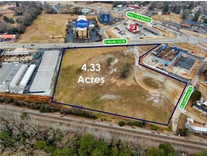 1018 E North 1st St, Seneca, SC à vendre - Aérien – Image 1 sur 1
