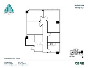 1231 Greenway Dr, Irving, TX à louer Plan d’étage– Image 2 sur 2