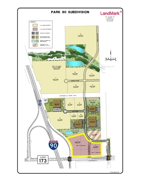 I 90, Caledonia, IL à vendre - Plan cadastral – Image 2 sur 2