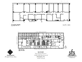 1500 John F Kennedy Blvd, Philadelphia, PA à louer Plan d’étage– Image 1 sur 1