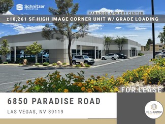 Plus de détails pour 6850-6870 Paradise Rd, Las Vegas, NV - Local d'activités à louer