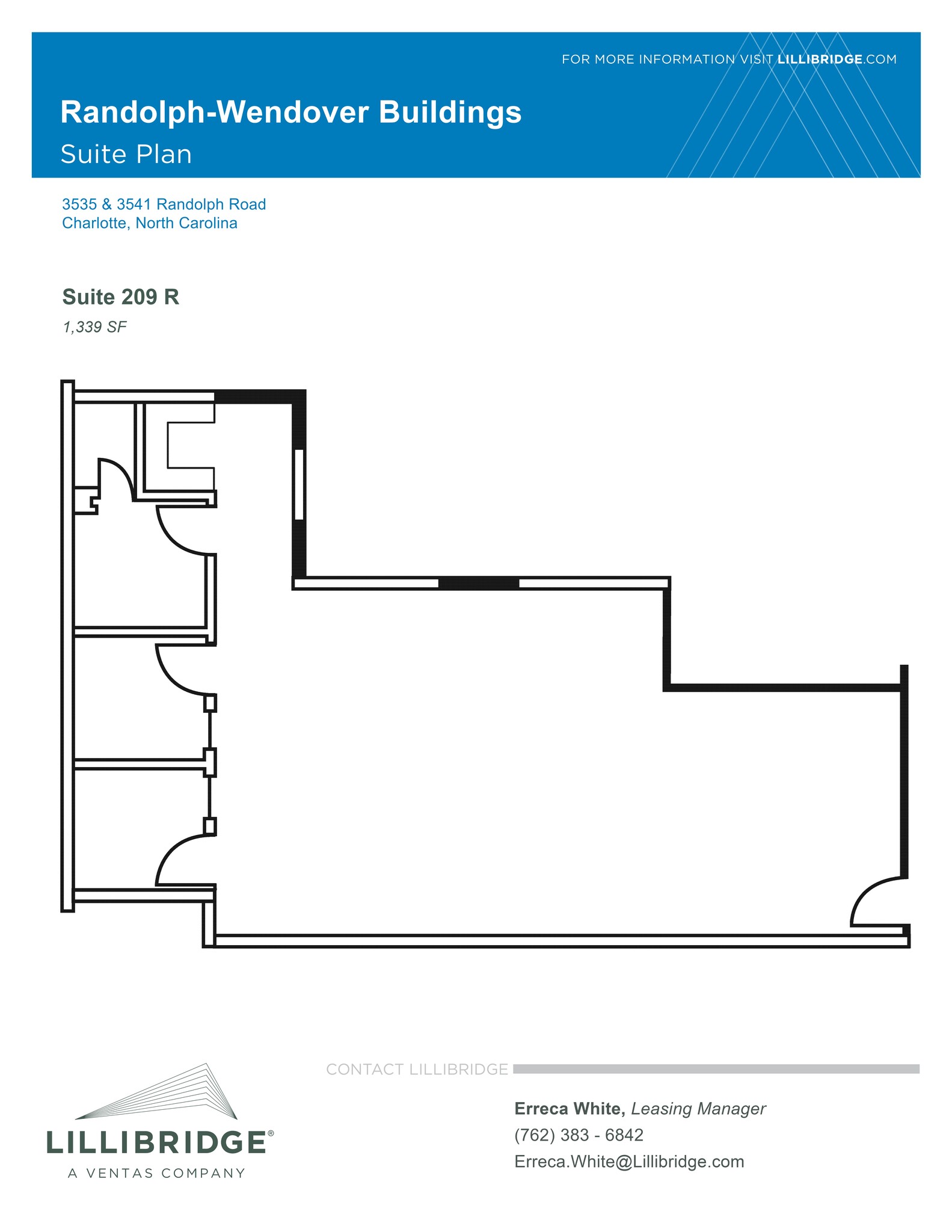 3541 Randolph Rd, Charlotte, NC à louer Plan de site– Image 1 sur 1