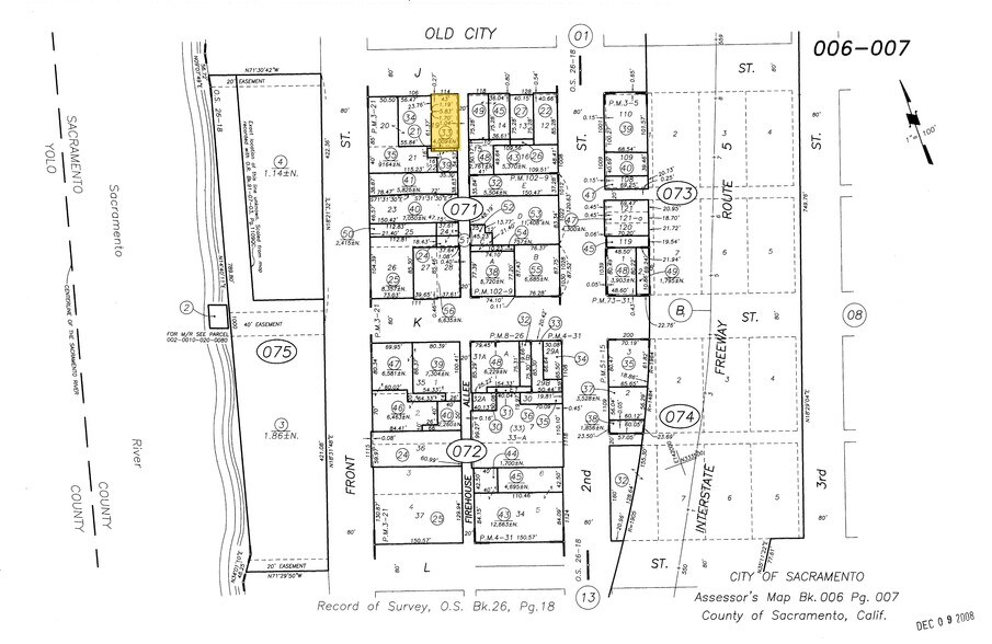 112-114 J St, Sacramento, CA à vendre - Plan cadastral – Image 2 sur 14