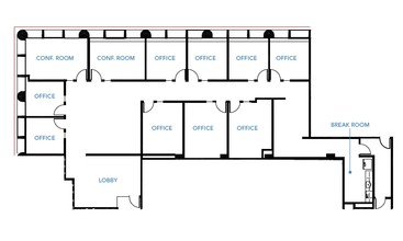 333 W Santa Clara St, San Jose, CA à louer Plan d’étage– Image 1 sur 1