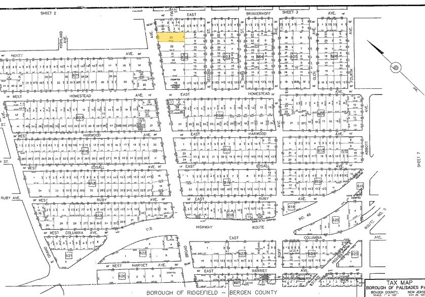 232-234 Broad Ave, Palisades Park, NJ à louer - Plan cadastral – Image 2 sur 11