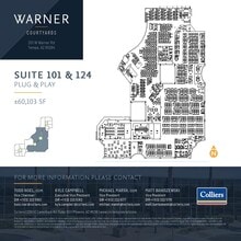 301 W Warner Rd, Tempe, AZ à louer Plan d’étage– Image 2 sur 2