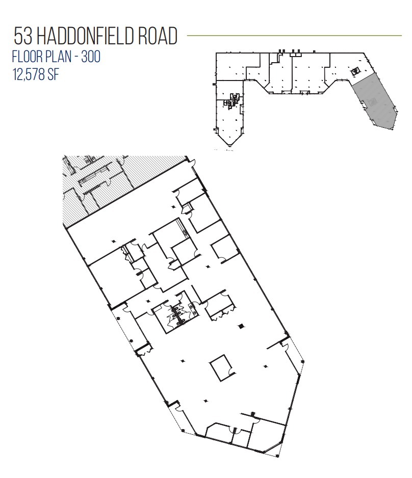 53 Haddonfield Rd, Cherry Hill, NJ à louer Plan d’étage– Image 1 sur 1