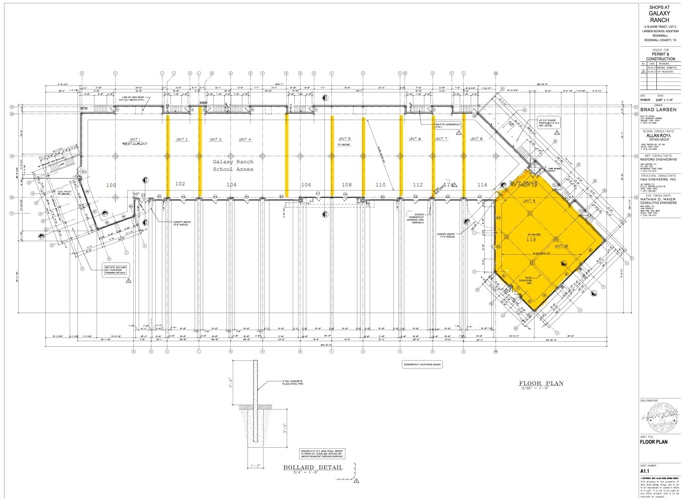 1855 T L Townsend Dr, Rockwall, TX à louer Plan d’étage– Image 1 sur 1