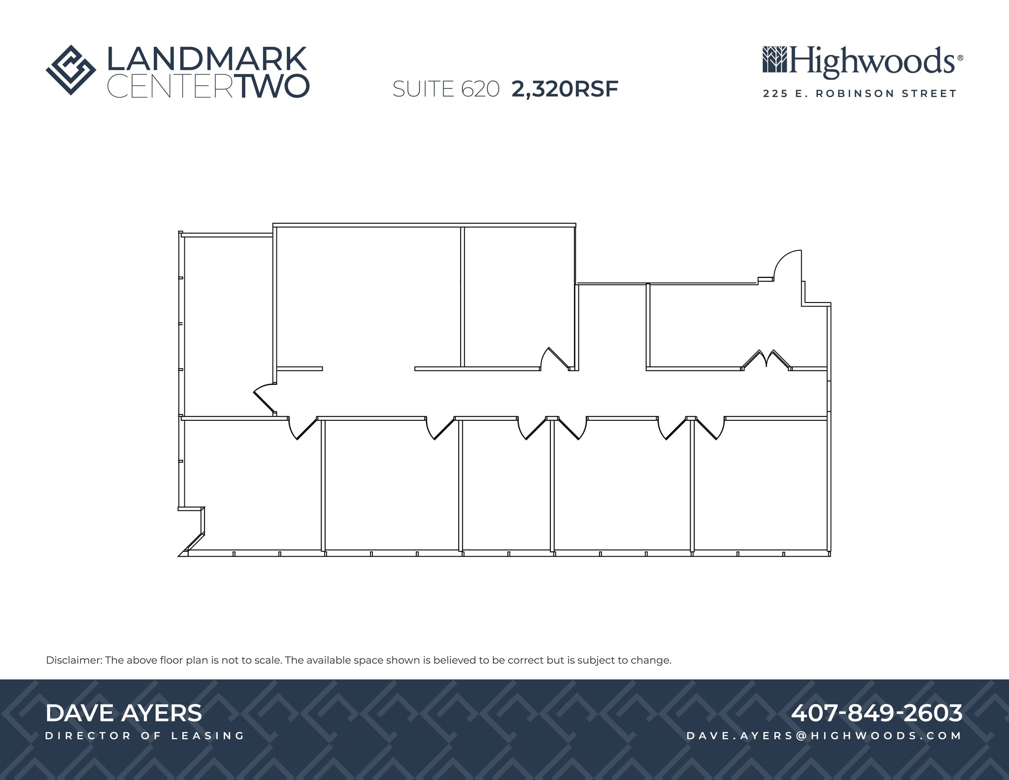 225 E Robinson St, Orlando, FL à louer Plan de site– Image 1 sur 1