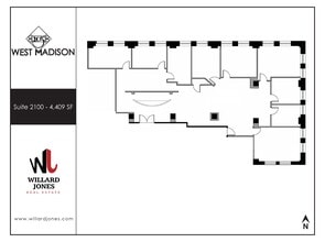 105 W Madison St, Chicago, IL à louer Plan d’étage– Image 1 sur 1