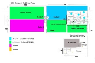 1356 Bennett Dr, Longwood, FL à louer Plan de site– Image 1 sur 1