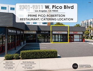 Plus de détails pour 9301-9311 W Pico Blvd, Los Angeles, CA - Local commercial à louer
