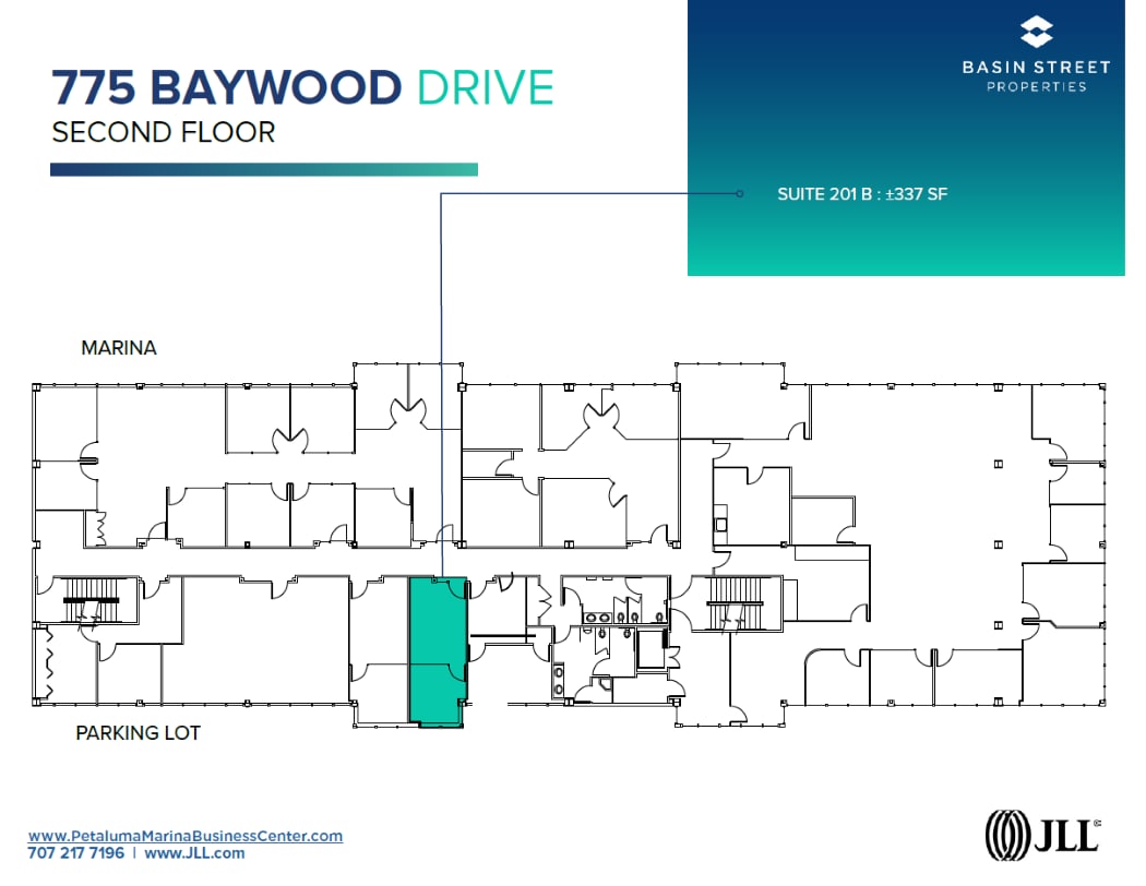 755-775 Baywood Dr, Petaluma, CA à louer Plan d’étage– Image 1 sur 1