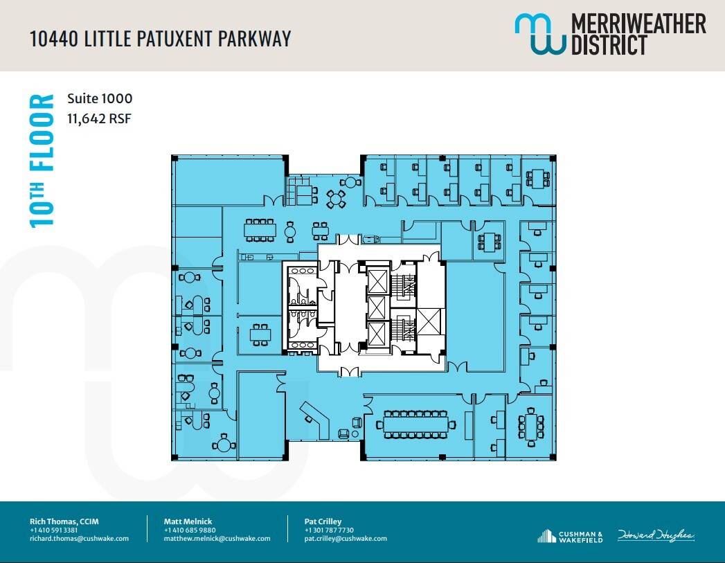 10480 Little Patuxent Pky, Columbia, MD à louer Plan d’étage– Image 1 sur 1