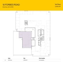10 Forbes Rd, Braintree, MA à louer Plan d’étage– Image 2 sur 2