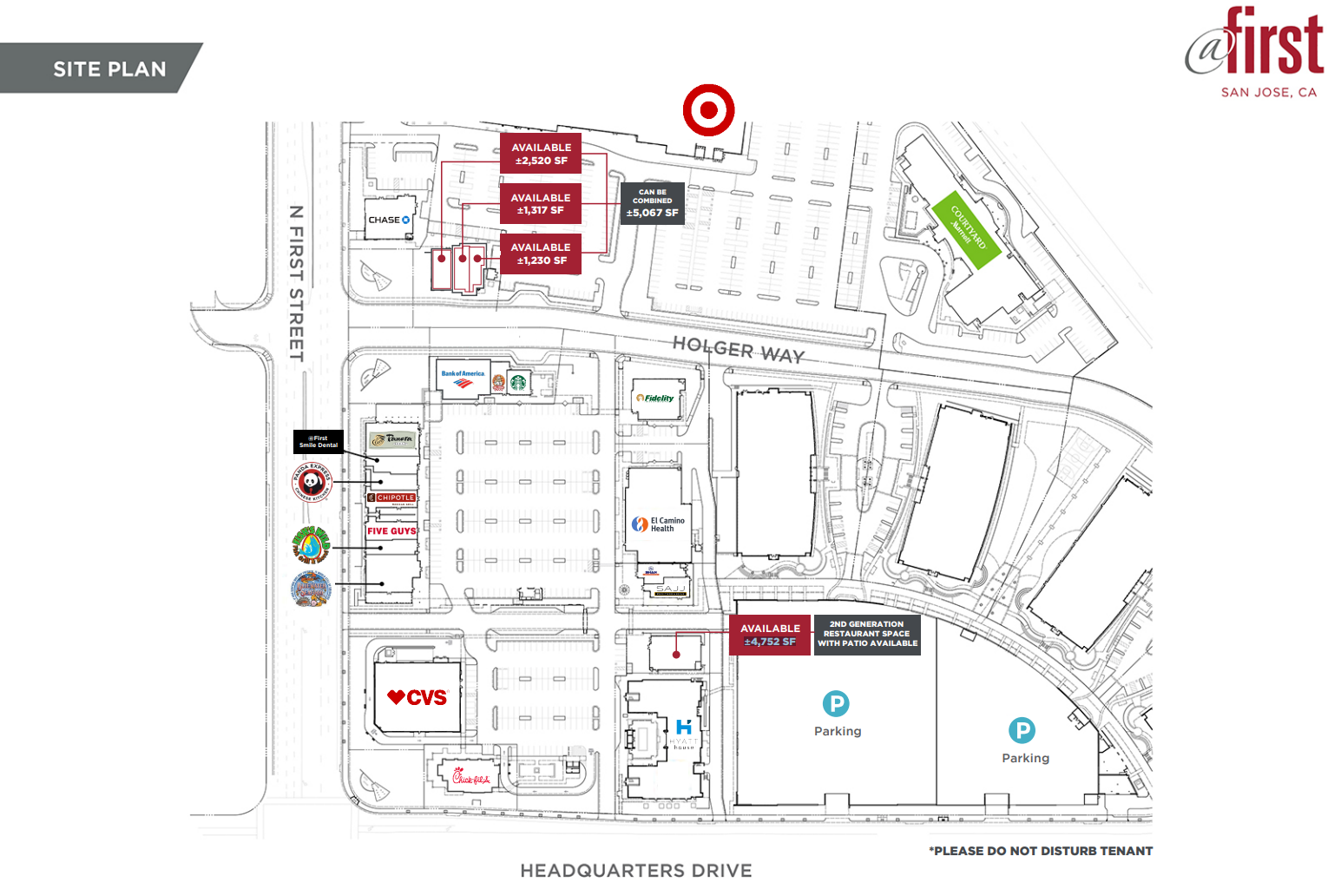 4100-4200 N First Ave, San Jose, CA à louer Plan de site– Image 1 sur 1