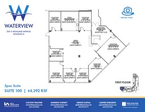 2141 E Highland Ave, Phoenix, AZ à louer Plan d’étage– Image 1 sur 1