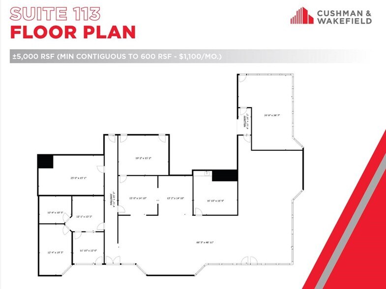 3400 Unicorn Rd, Bakersfield, CA à louer - Plan d’étage – Image 2 sur 3