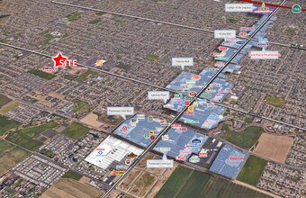 3927 W Caldwell Ave, Visalia, CA - VUE AÉRIENNE  vue de carte - Image1