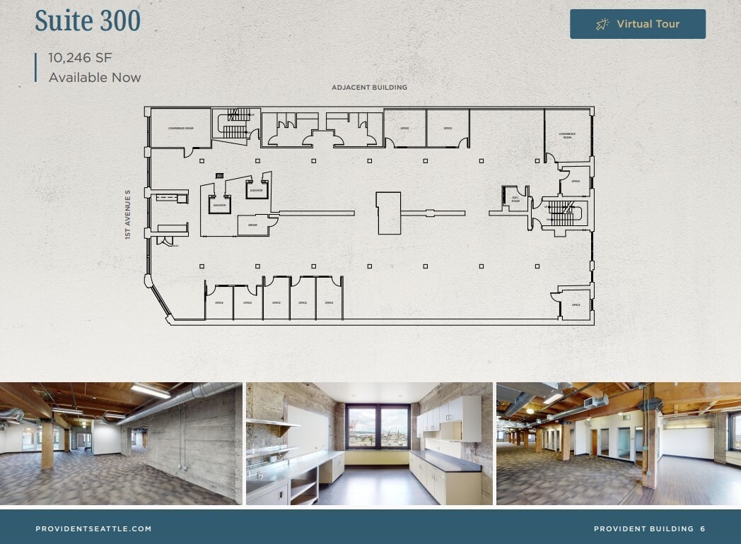 568 1st Ave S, Seattle, WA à louer Plan d’étage– Image 1 sur 1