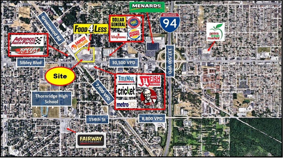 NEC Sibley Blvd & Greenwood Rd, Dolton, IL à vendre - Photo principale – Image 1 sur 3