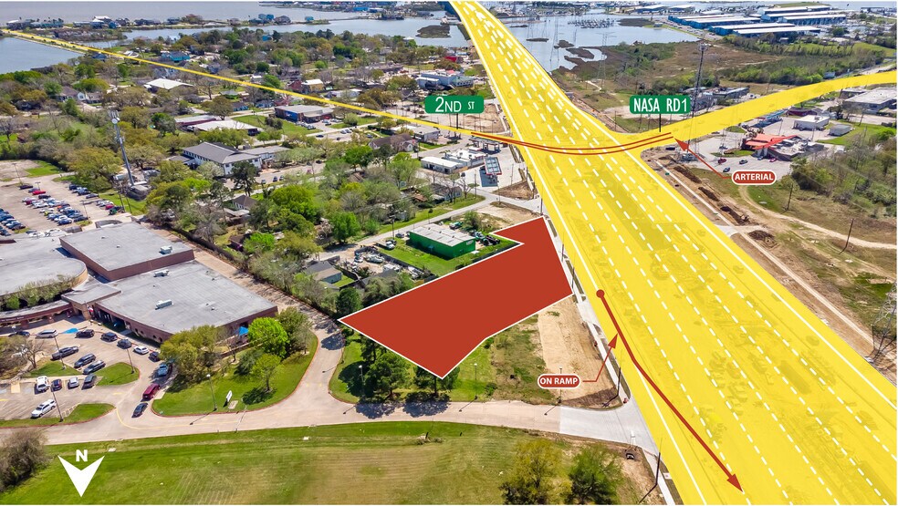 1408 Bayport Blvd, Seabrook, TX à louer - Aérien – Image 3 sur 3
