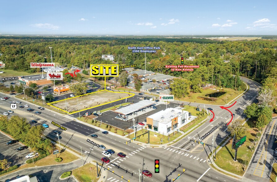 4505-4621 Market St, Wilmington, NC à louer - Aérien – Image 1 sur 3
