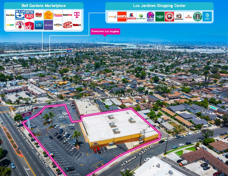 6031-6039 Florence Ave, Bell Gardens, CA à vendre - Photo de l’immeuble – Image 2 sur 6