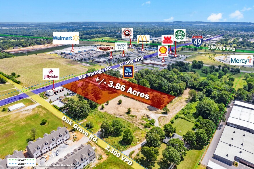 5085 & 5119 Elm Springs Rd portefeuille de 2 biens à vendre sur LoopNet.fr - Photo de l’immeuble – Image 2 sur 12