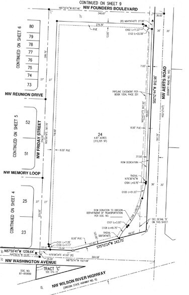 Lot 24 Quail Valley, Banks, OR à vendre - Plan de site – Image 2 sur 2