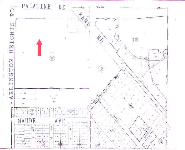 325-615 E Palatine Rd, Arlington Heights, IL à louer - Plan cadastral – Image 2 sur 9