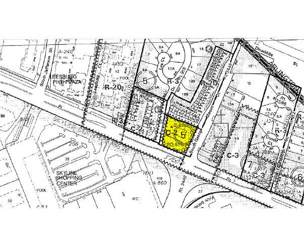 5100 Leesburg Pike, Falls Church, VA à louer - Plan cadastral – Image 3 sur 4