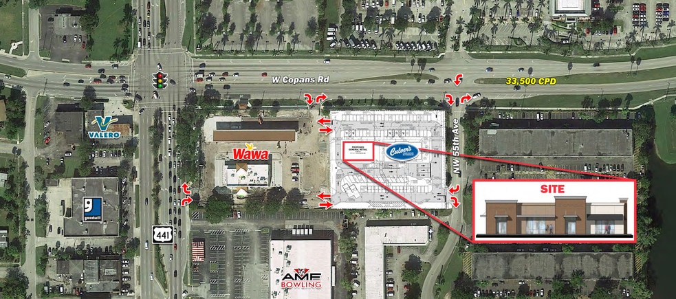 5510 W Copans Rd, Margate, FL à louer - Aérien – Image 2 sur 3