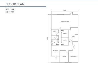 1100-1134 Commerce Dr, Richardson, TX à louer Plan d’étage– Image 1 sur 1