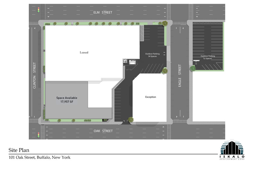 101 Oak St, Buffalo, NY à louer - Plan de site – Image 3 sur 3