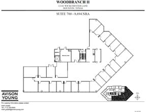 12141 Wickchester Ln, Houston, TX à louer Plan d’étage– Image 2 sur 2